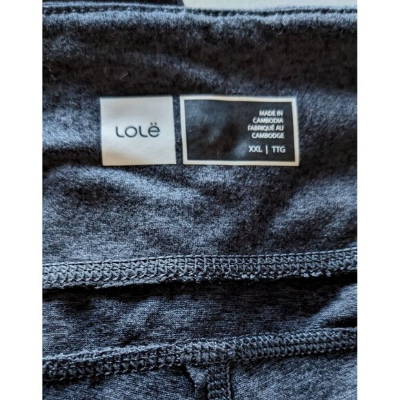 Lot of 2 Lolë Women's Training Pants Jogger Gray High Rise Drawstring Pull Up XL - Picture 11 of 16